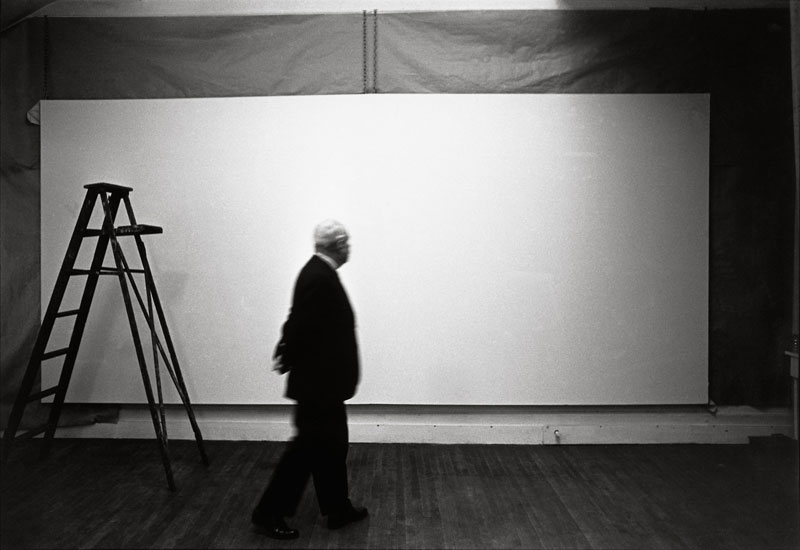Atelier de Barnett Newman, New York, 1964 © Estate Ugo Mulas, Milano