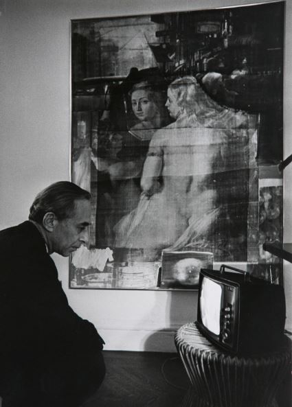 Leo Castelli, 1960. Gelatin silver print