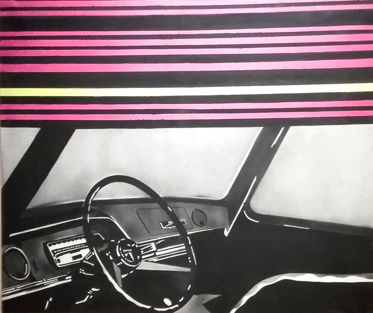 Museo Novecento Firenze - "Interno d’automobile" (1965) di Mauro Chessa