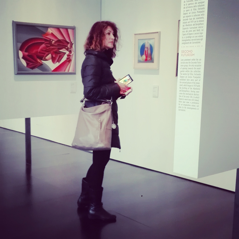 Museo Novecento Firenze - Nitrito in velocità (1932) di Fortunato Depero