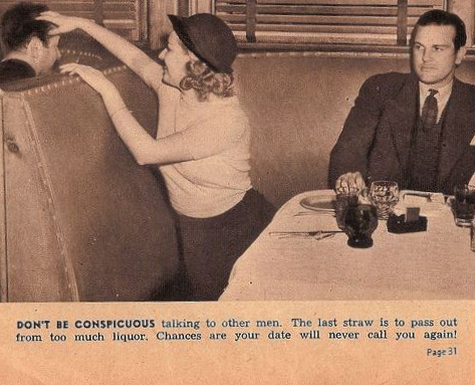 Non mettetevi in mostra parlando con altri uomini. L'ultima goccia è addormentarvi perché avete bevuto troppo. A quel punto è probabile che l'uomo non vi chiami per un nuovo appuntamento!