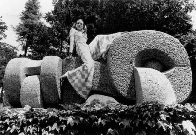 Scultura di Andrea Cascella , 1966–1966. Fotografia di Ugo Mulas