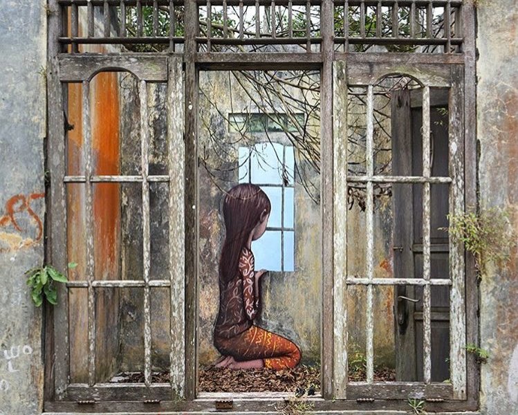 Seth Globepainter @Merapi, Indonesia