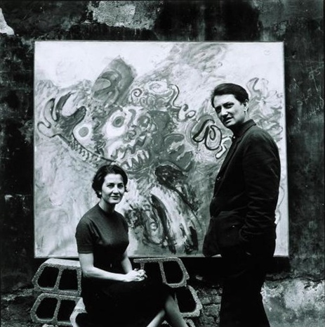 Tancredi e Beatrice Monti. Fotografia di Ugo Mulas