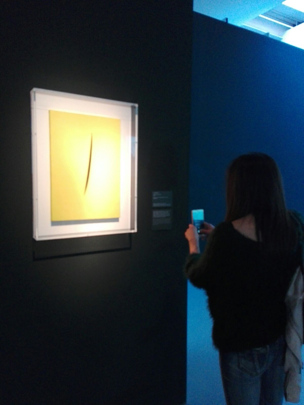 “Concetto spaziale. Attesa” di Lucio Fontana, 1960 @ Centro Pecci di Prato - La fine del mondo