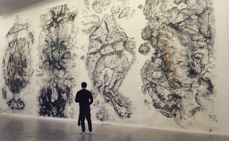 Le 4 mappe di Qiu Zhijie, 2015-2016 @ Centro Pecci di Prato - La fine del mondo