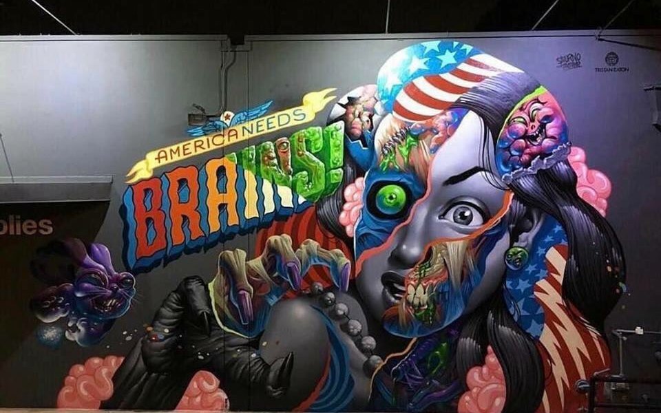 Tristan Eaton & Saturnoart @Culver City, USA