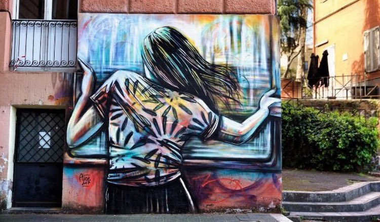 Alice Pasquini @Rome, Italy Alice Pasquini @Rome, Italy