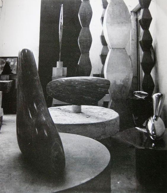 Brancusi Studio a Parigi, 1920