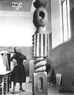 Miss Marilyn Kovler, Brancusi Publicity Photo Sculpture: King of Kings