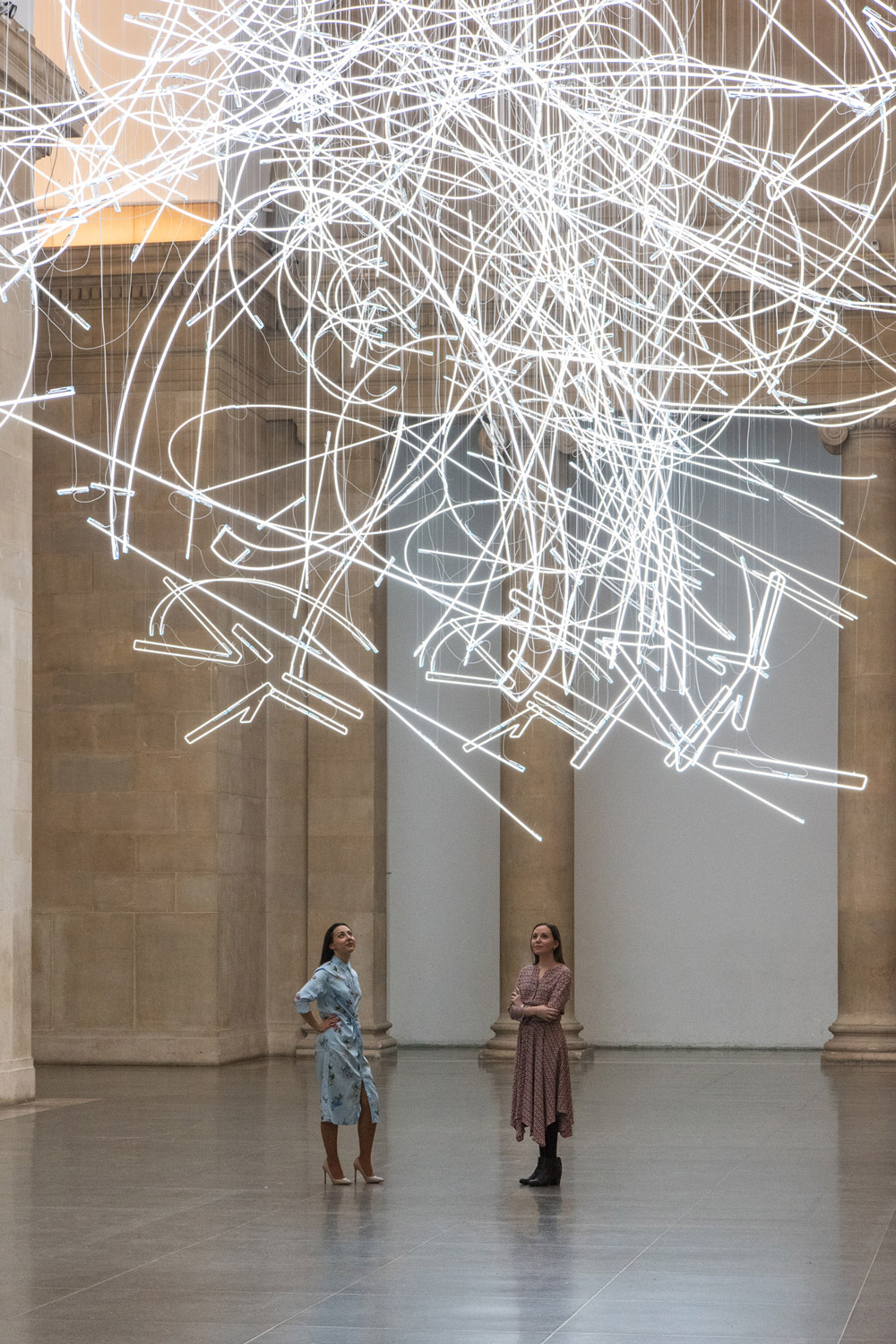 "Forms in Space… by Light (in Time)" by Cerith Wyn Evans
