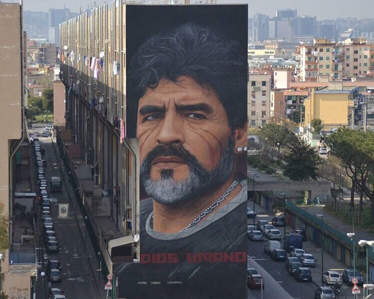 Jorit Agoch @Naples, Italy