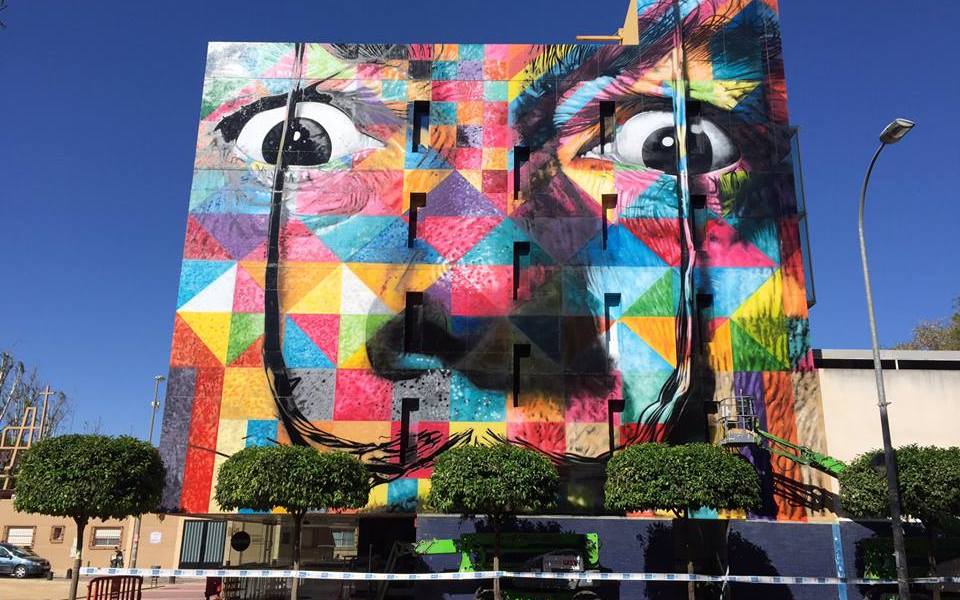 Eduardo Kobra @Murcia, Spain