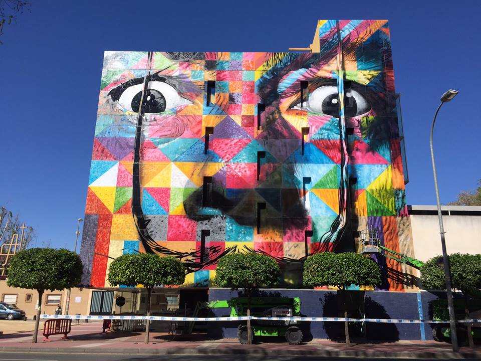 Eduardo Kobra @Murcia, Spain