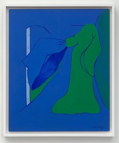 Helena Almeida - Untitled, 1972 (Painting, oil on hardboard)