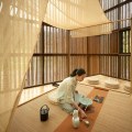 Bamboo product research and design center (interior) by Li Xiaodong.