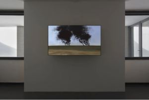 John Gerrard - Burning Oil Fields (near Abadan, Iran), 2013 - Simulation