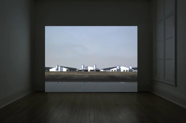 John Gerrard - Sow Farm (near Libbey, Oklahoma), 2009 - Realtime 3D projection