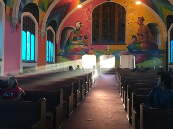 Okuda San Miguel @Cannabis Church, Denver, USA