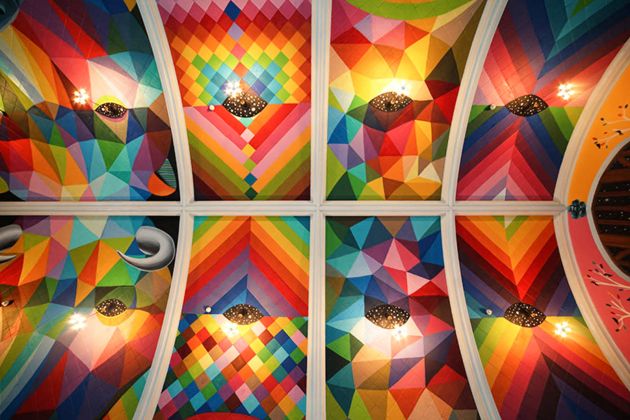 Okuda San Miguel @Cannabis Church, Denver, USA