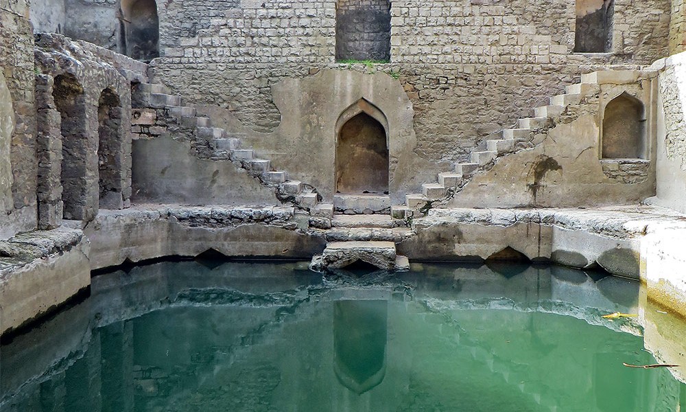 The Vanishing Stepwells of India - Victoria Lautman (Ujala Baoli Mandu. Madhya Pradesh. Late 15th-early 16th century)