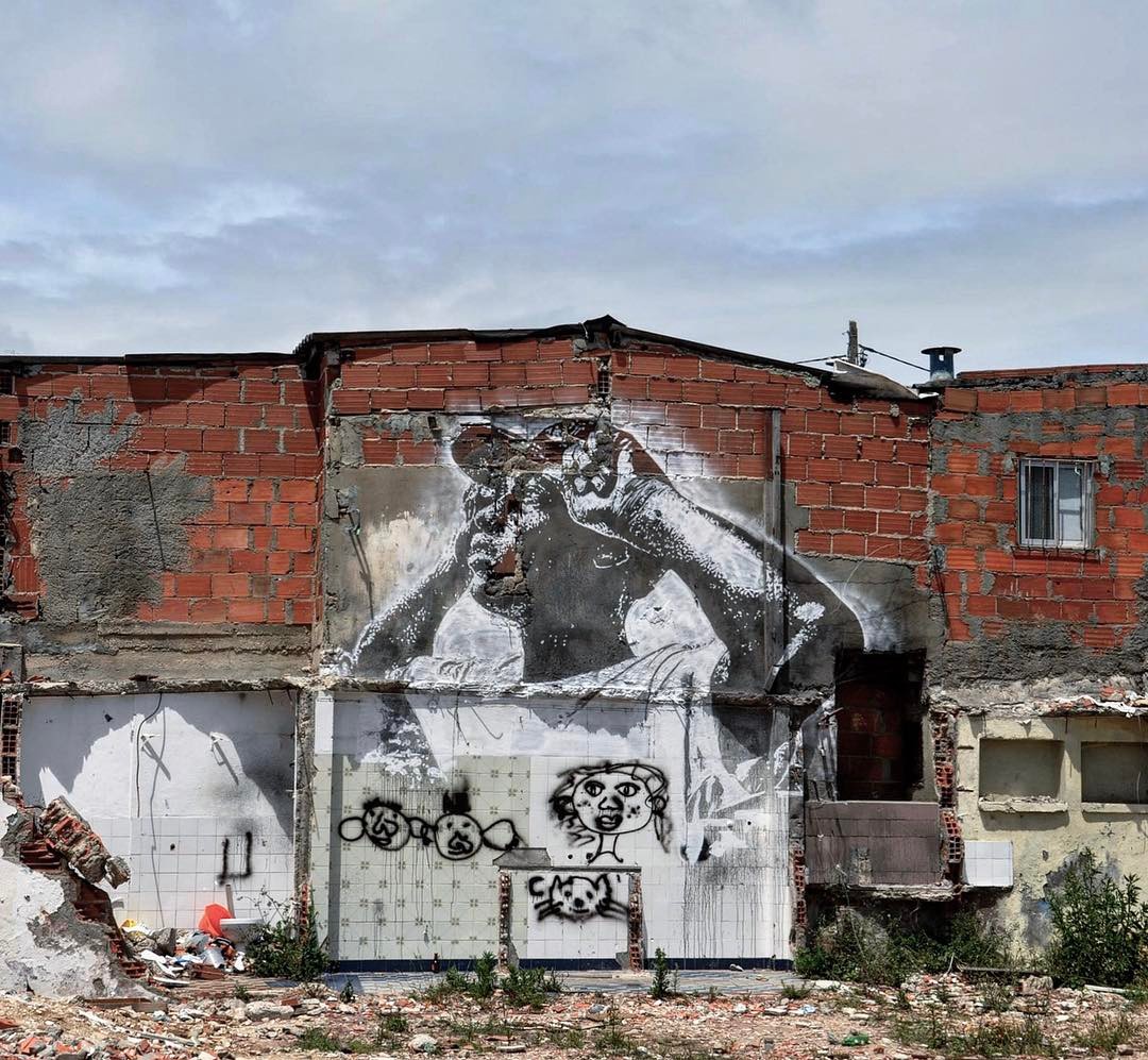 Vhils @Amadora, Portugal