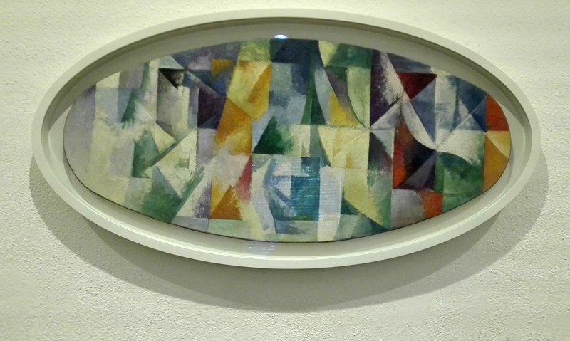 Collezione Peggy Guggenheim - Robert Delaunay, "Finestre aperte simultaneamente 1° parte, 3° motivo" (1912)