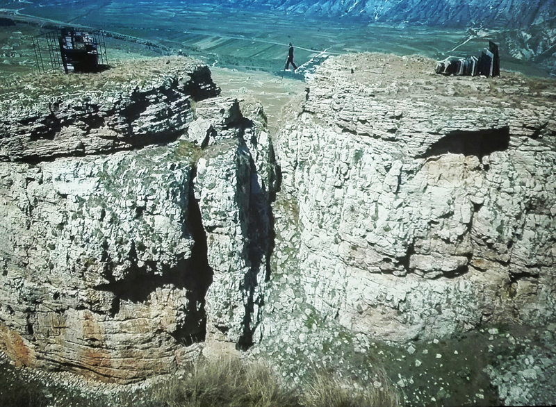 Biennale Arte 2017 - Padiglione Centrale (Giardini): Tightrope (2015), video by Taus Makhacheva (Russia)