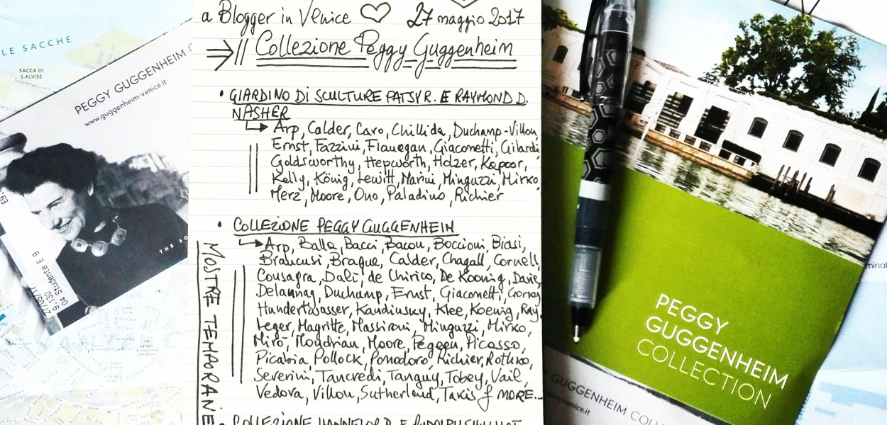 A blogger in Venice - Collezione Peggy Guggenheim