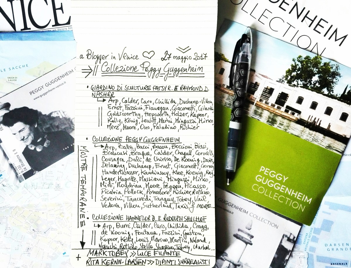 A blogger in Venice - Collezione Peggy Guggenheim
