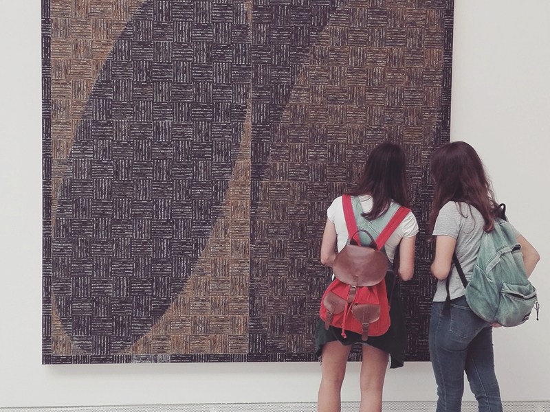 Biennale Arte 2017 - Padiglione Centrale (Giardini): "Dna Study" di McArthur Binion (USA)