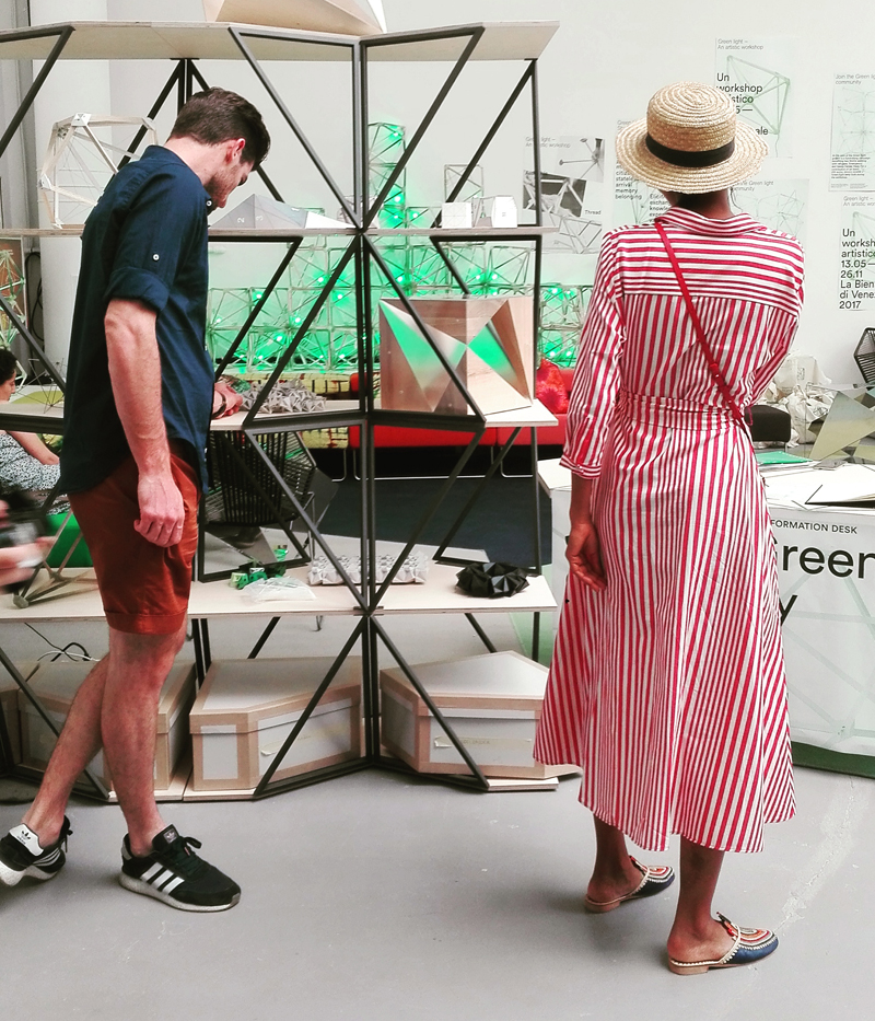 Biennale Arte 2017 - Padiglione Centrale (Giardini): Green Light Workshop by Olafur Eliasson (Danimarca)