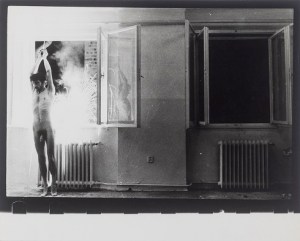 Tibor Hajas: "Képkorbácsolás / Image Whipping III", 1978