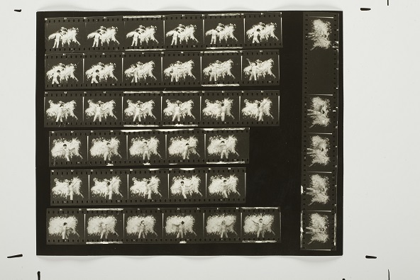 Tibor Hajas: "Húsfestmény / Flesh Painting Contact Sheet", 1978