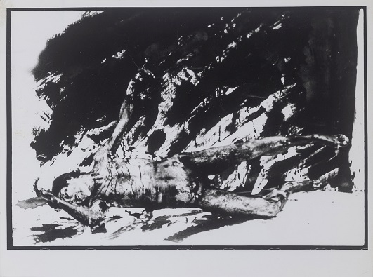 Tibor Hajas: "Húsfestmény / Flesh Painting III", 1978