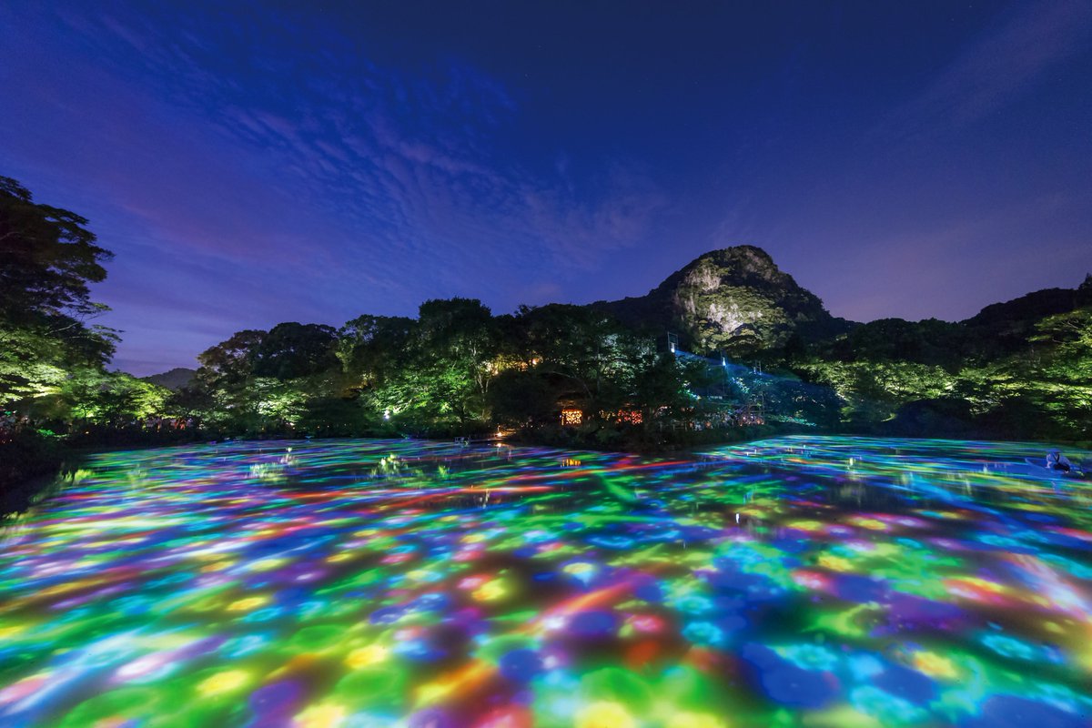 "A Forest Where Gods Live" by TeamLab