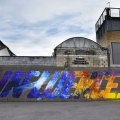 Manu Invisible – Influence – Spray and acrilic paint on brick wall 4×20 m – London 2017