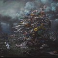 Nicola Caredda – Senza titolo verso ibasso 68x50cm acrilico su tela 2016