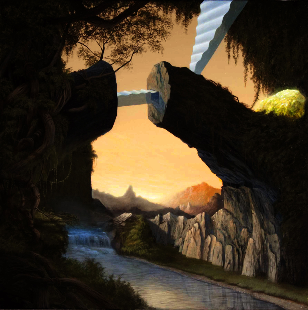 Paolo Pibi - Fourth State of Matter - acrilic on canvas (40x40 cm 2015)