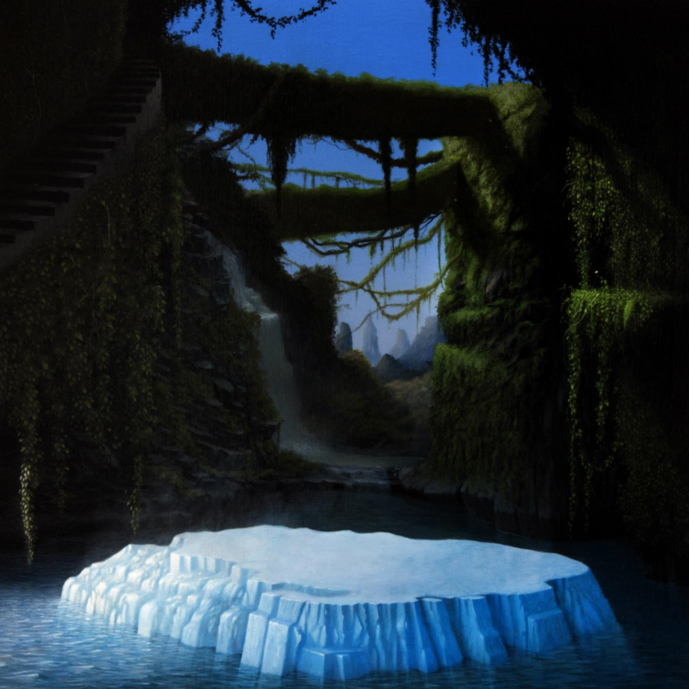 Paolo Pibi - The mall - acrylic on canvas (40x40 cm 2015)