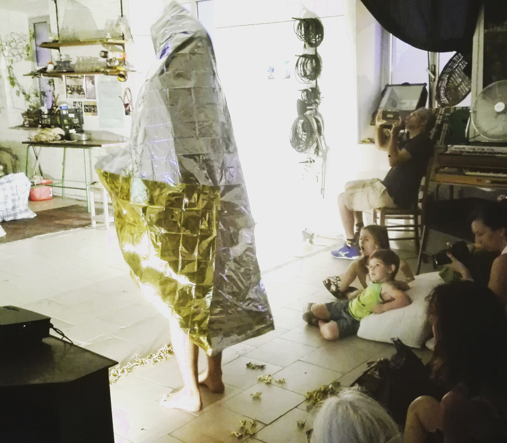 "The Golden Age in The Blue Sea", performance di Franco Casu - Funivie Veloci 2017