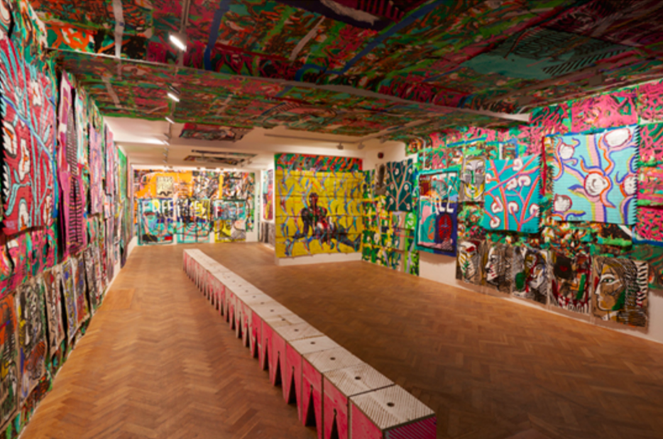 Francisco Vidal Adorns Machete's With Flowers For His First Exhibition at Tiwani Contemporary