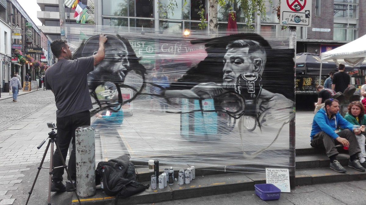 Dublino - Live painting