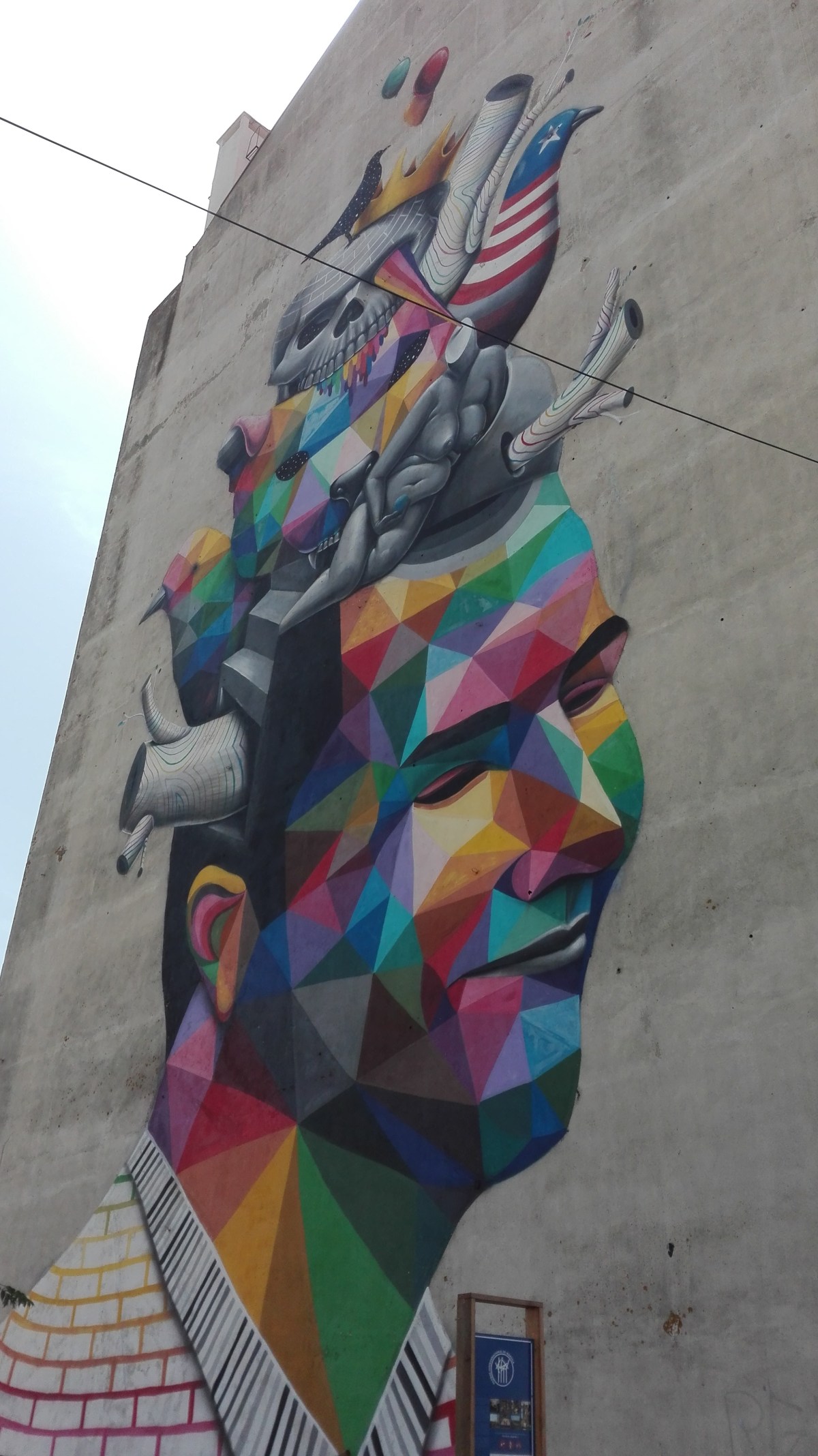Lisbona - Itinerario street art- Okudart, 2014
