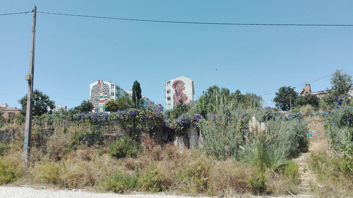 Lisbona - Itinerario street art- Festival MURO: Medianeras & Gleo