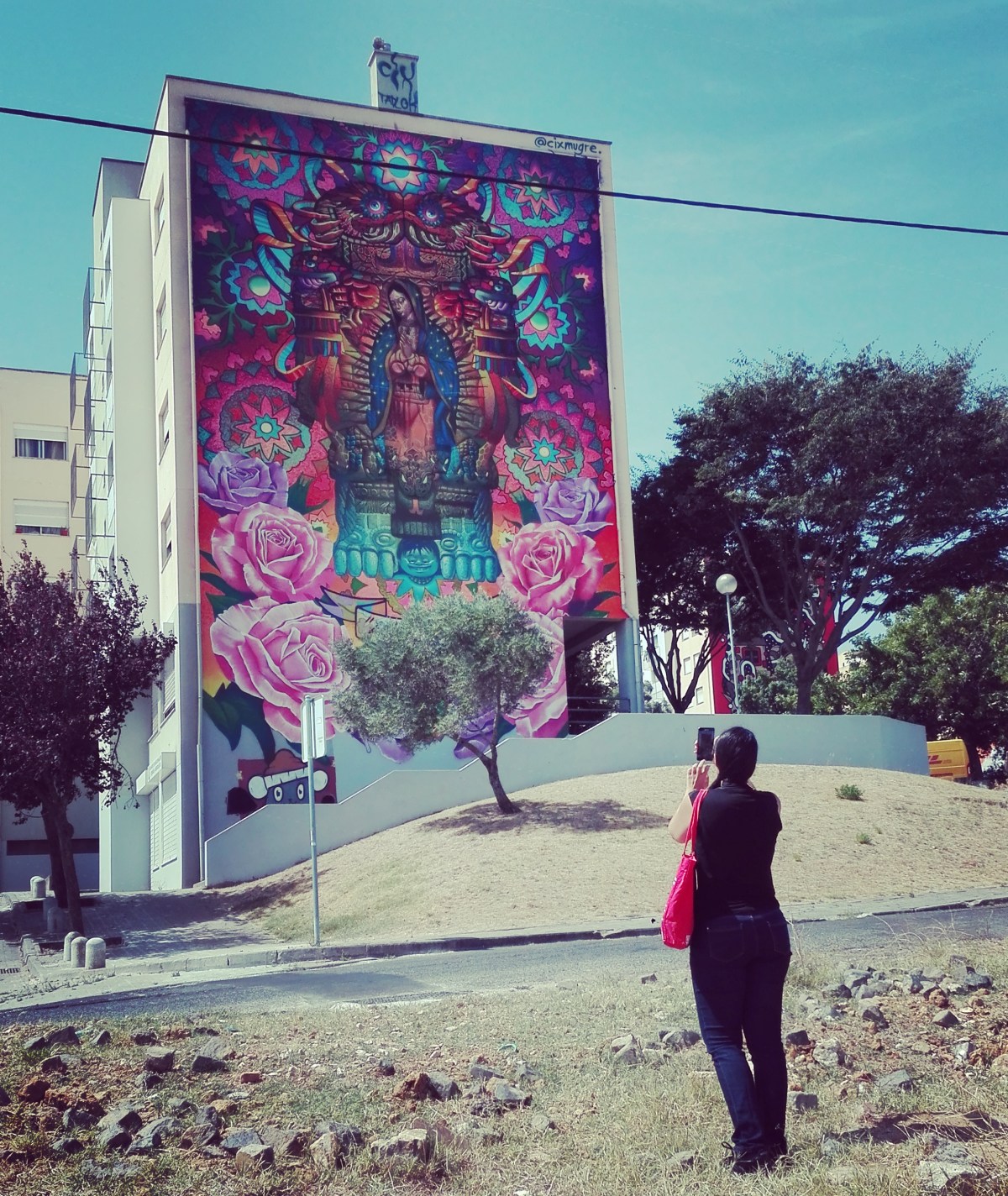 Lisbona - Itinerario street art- Festival MURO: Cix Mugre