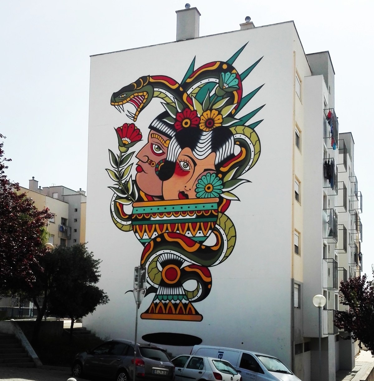 Lisbona - Itinerario street art- Festival MURO: Miguel Brum