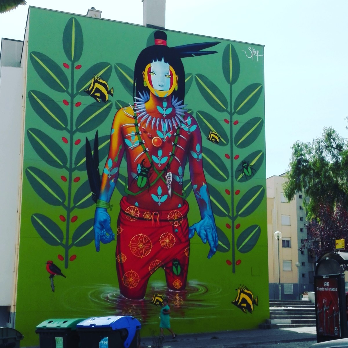 Lisbona - Itinerario street art- Festival MURO: Steep