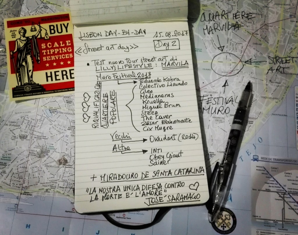 Lisbon day-by-day - Itinerari alternativi [Street art a Marvila | Miradouro de Santa Catarina] (Day 2)