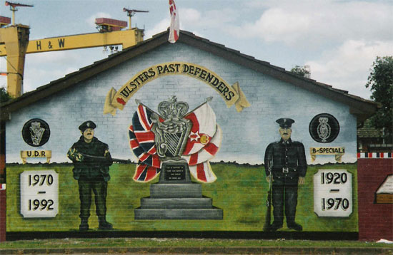 Murale lealista di Belfast
